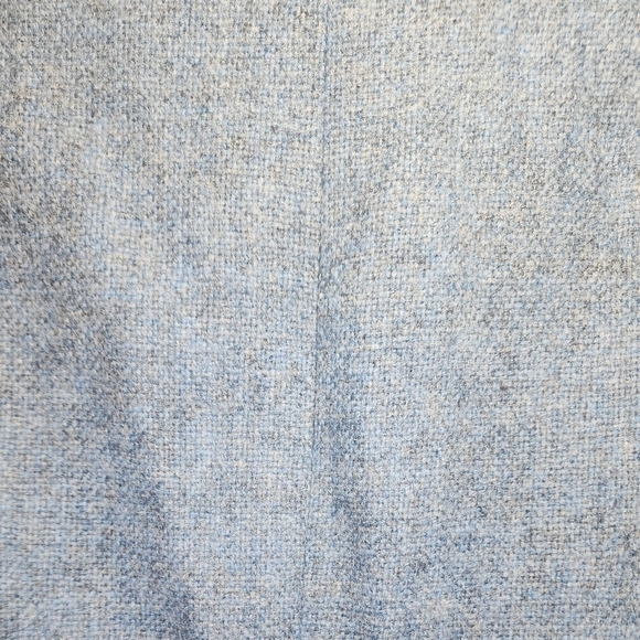 Pitlochry 100% Wool Blazer Blue Knitwear Medium Vintage - Picture 3 of 6